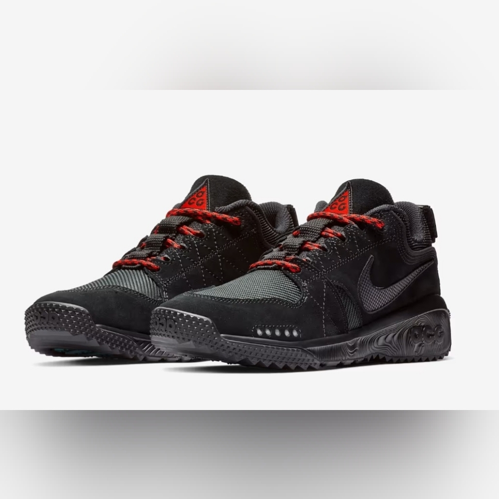 Nike ACG Dog Mountain Men's Triple Black Outing Shoes Size 9